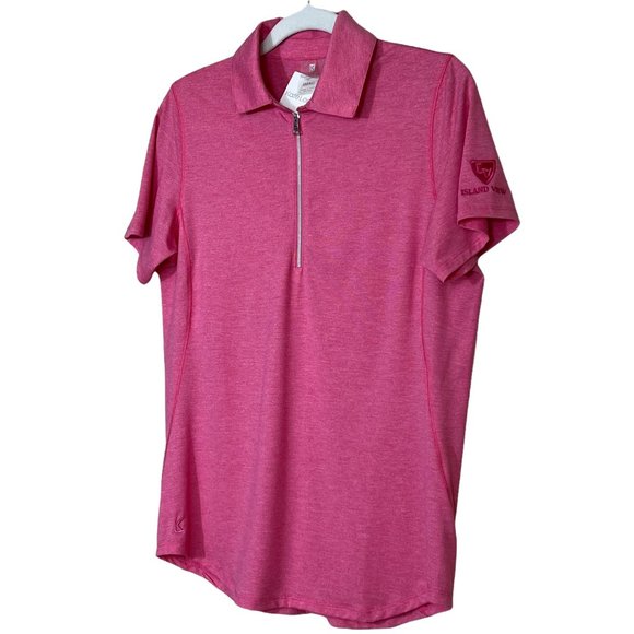 Kate Lord Sade‎ Golf Polo Passion Heather Women’s Small Island View CC Logo - Picture 13 of 13